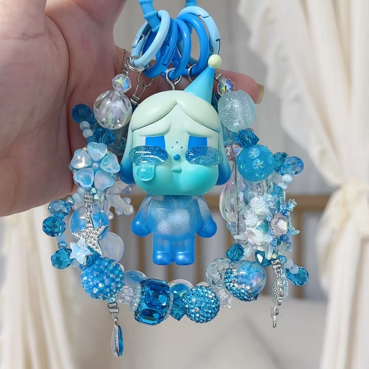Crybaby Authentic Doll With DIY Heavy-Crafted Beads Chain