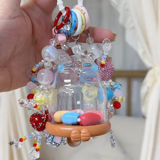 Crybaby Authentic Doll With DIY Heavy-Crafted Beads Chain