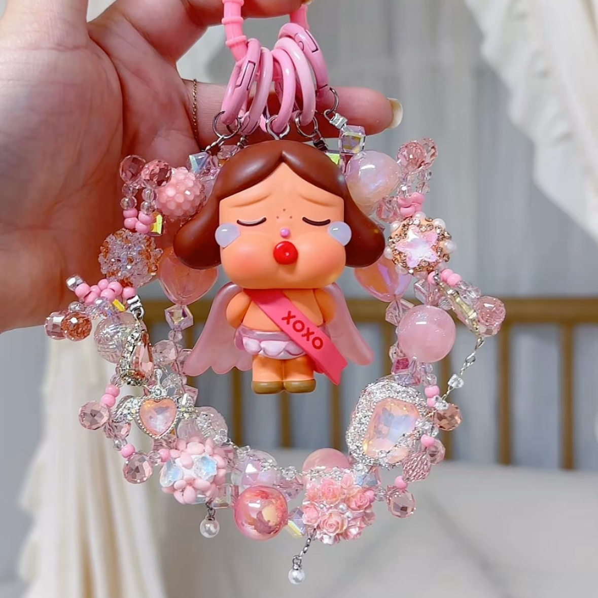 Crybaby Authentic Doll With DIY Heavy-Crafted Beads Chain