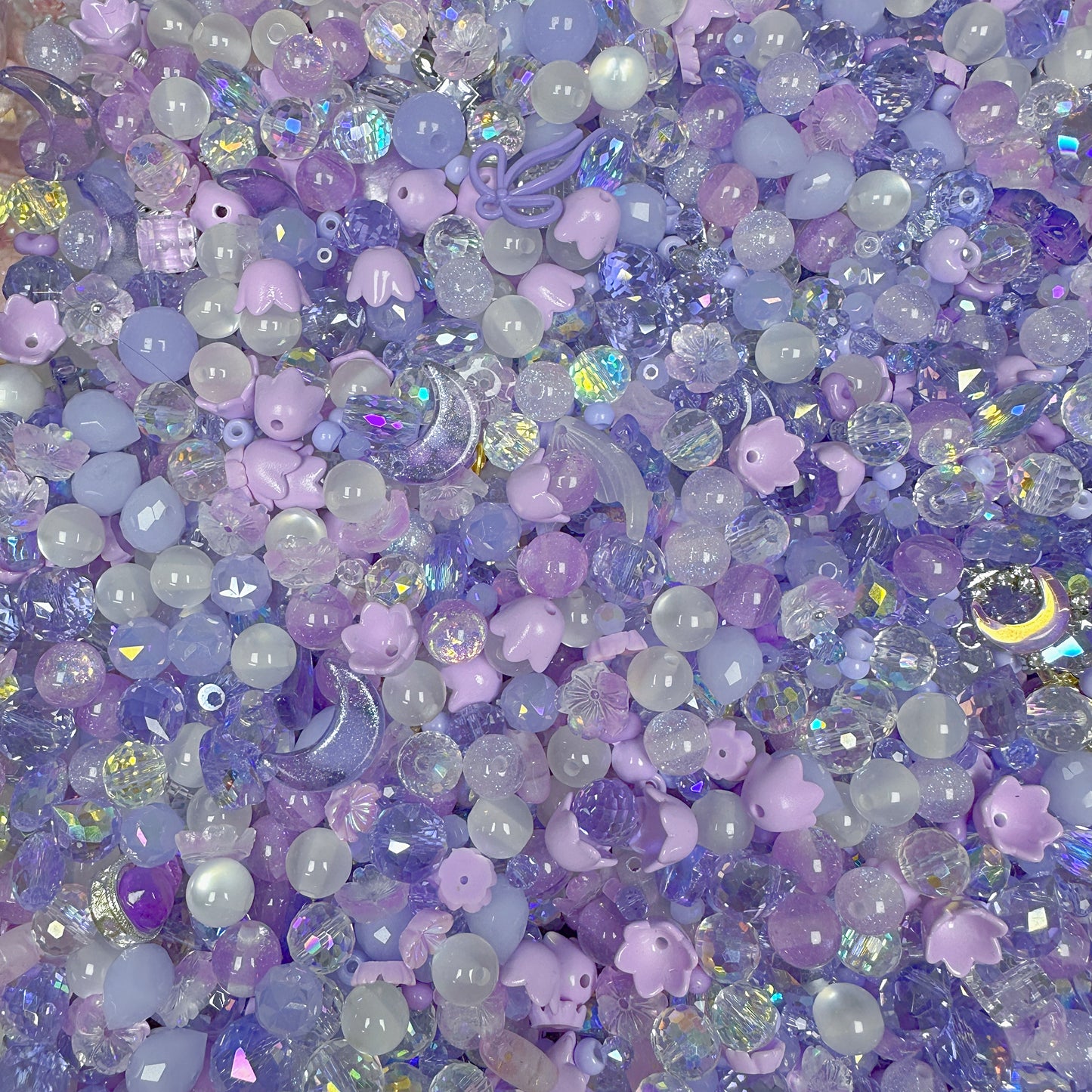 MIxed 8mm Crystal/Glaze/Alloy/Resin Mix Beads For Bracelet Necklace Key/Bag Charm Craft Projects