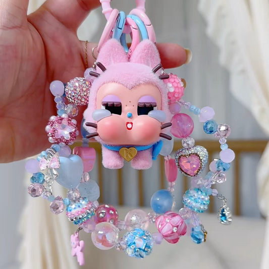 Crybaby Authentic Doll With DIY Heavy-Crafted Beads Chain